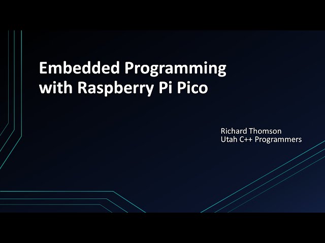 Embedded Programming with Raspberry Pi Pico