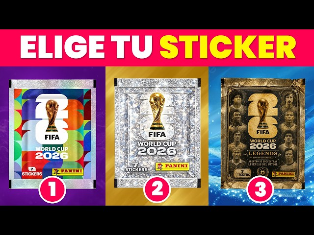 ⚽ WHOEVER GETS THE BEST STICKER WINS ⚽ CHOOSE YOUR PANINI WORLD CUP PACK 🔥🏆 | HOW MUCH DO YOU KNOW?