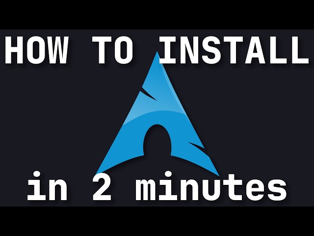 How to Install Arch Linux