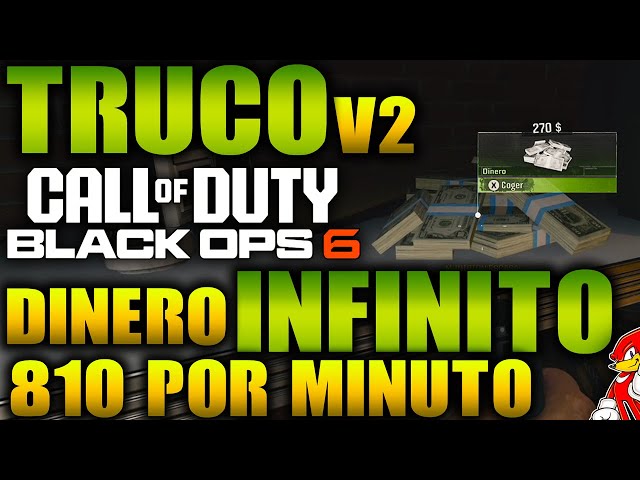GLITCH Black Ops 6 DINERO INFINITO CAMPAÑA 810$ CADA MINUTO FÁCIL Y RÁPIDO COD BO6
