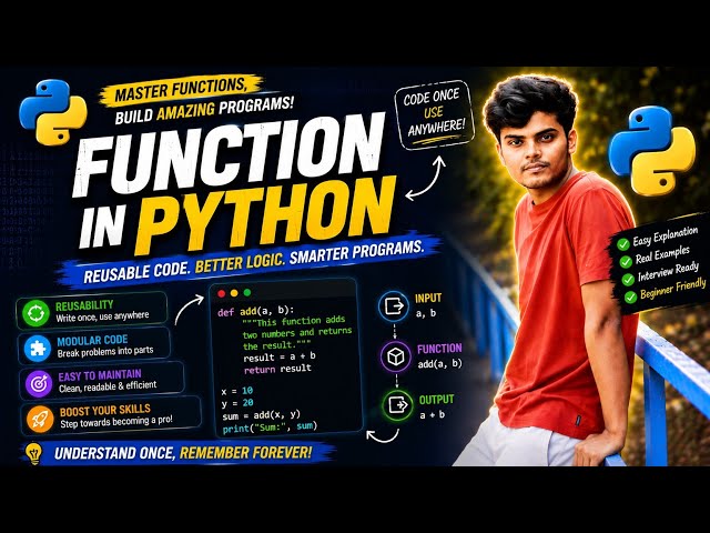 Python Functions | Python for Beginners | Hindi