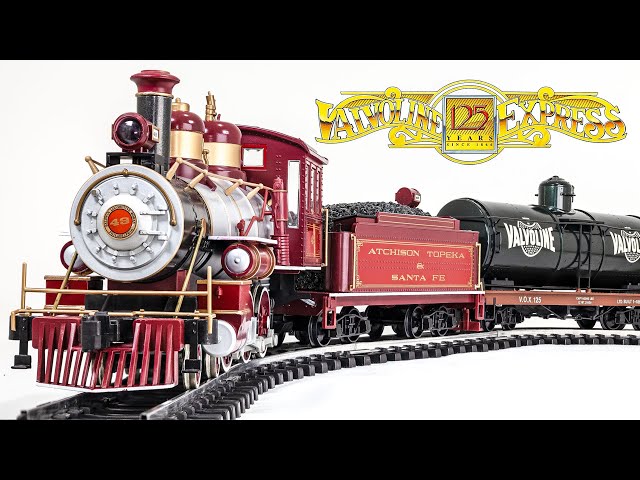 Bachmann G-Gauge Billboard Collector’s Series VALVOLINE 125 YEARS EXPRESS Train Set ASMR Unboxing