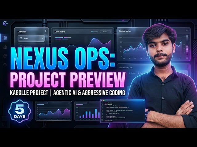 Nexus Ops project Preview | Kaggle Project | 5-Days Agentic AI and intensive vibe coding