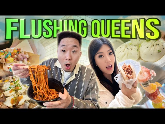 INSANE Street Food Tour In FLUSHING Queens!