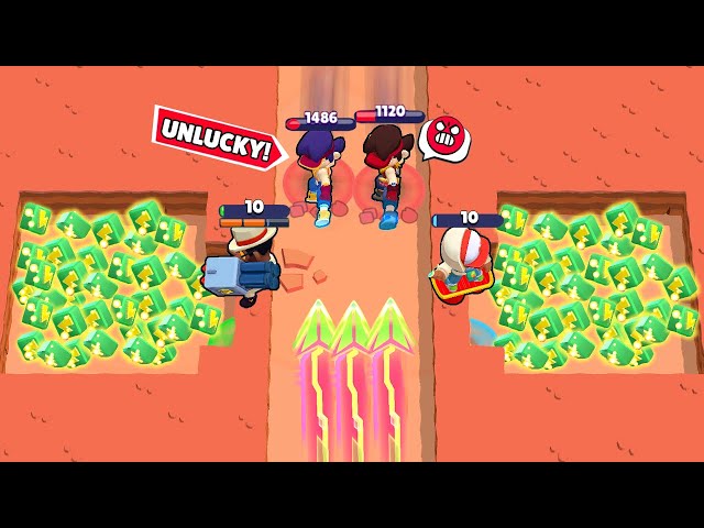 *INSTANT KARMA* UNLUCKY TEAM vs 10000 IQ JUMP! Brawl Stars Funny Moments and Fails, Glitches #1495