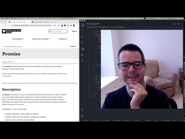 WEB422 Week 10 Part 1 - Review of Promises and async/await