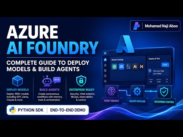 Azure AI Foundry Complete Guide | Deploy Models, Build AI Agents & Connect with Python SDK