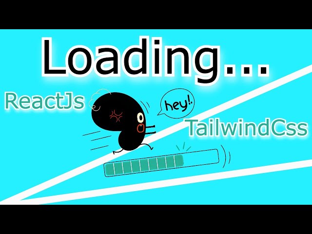 how to code loading tailwind css | tailwind tutorial | reactjs tutorial | in 2 minute