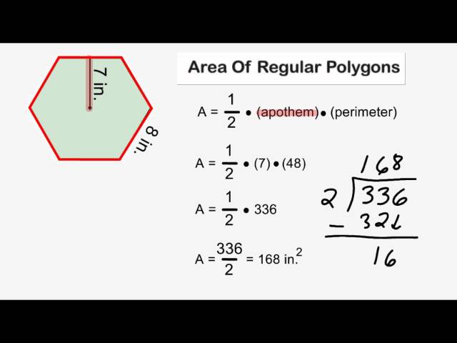 Area Of Regular Polygons