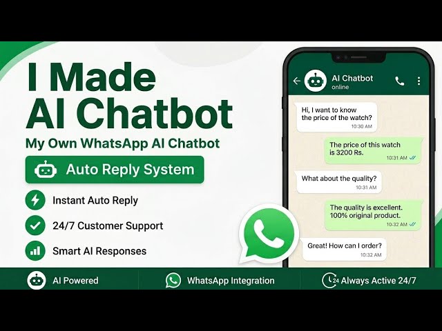 I Make Ai Auto Reply App |WhatsApp AI Chatbot | Auto Reply Ai🤖