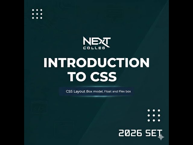 CSS Class 2: Understanding the Box Model, Float & Flexbox Layouts