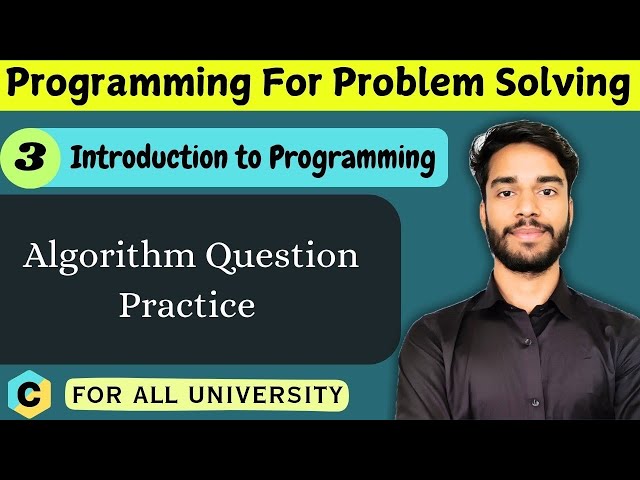 1.3 | Algorithm Question Practice | C Language   Programming for Problem Solving