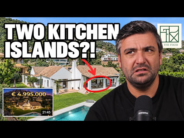 Two Kitchen Islands in a Small House? Critiquing a €5M in Cascada de Camojan, close to Puente Romano