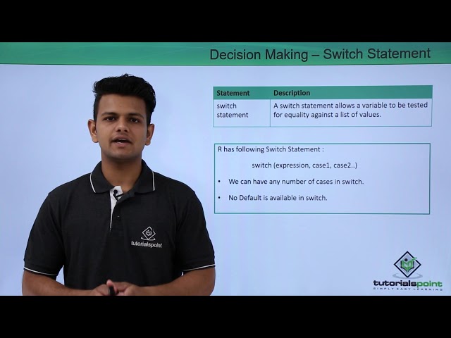 R Programming - Switch Statement