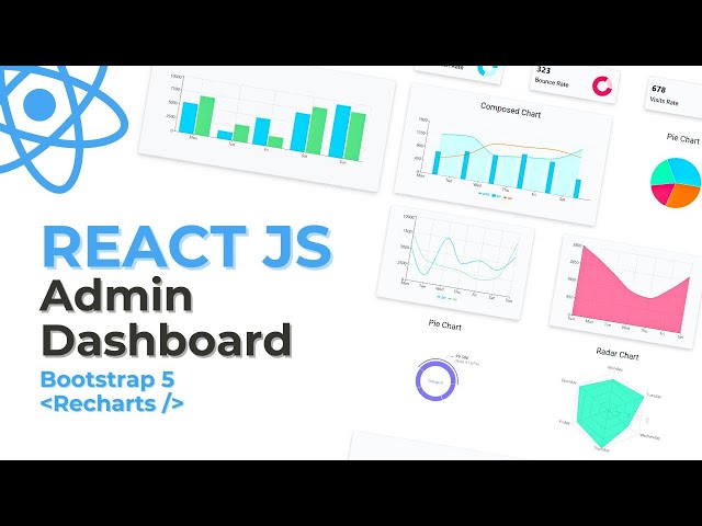 React JS Admin Dashboard Tutorial with Bootstrap 5 and Recharts 📊