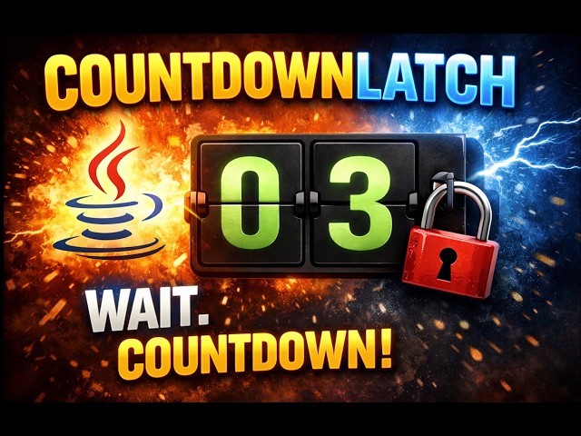 CountDownLatch in JAVA | Optimising wait() and notify() efficiently | JAVA Interview Questions