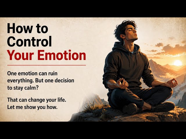 How Control Your Emotion 🧠 || Learn English Through Motivation 🔥 || Graded Reader || Level 3 English