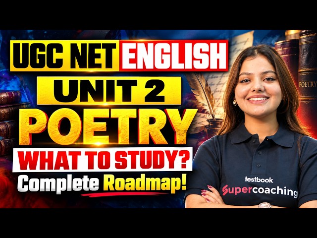 UGC NET ENGLISH | UGC NET ENGLISH UNIT 2 POETRY BY DAKSHITA  MA'AM