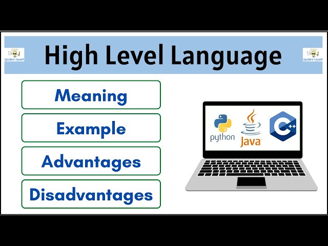 What is High Level Language | Meaning | Example | Advantages | Disadvantages |