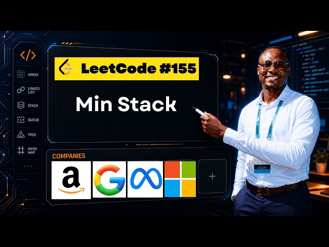 Min Stack — O(1) getMin with Two Stacks | LeetCode 155 Python