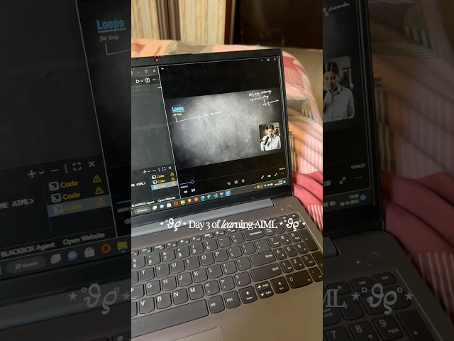 Day 3/120 — AI & ML + Python loops & functions 🐍🤍