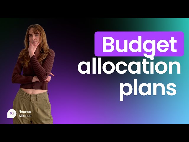 How to create a budget allocation plan