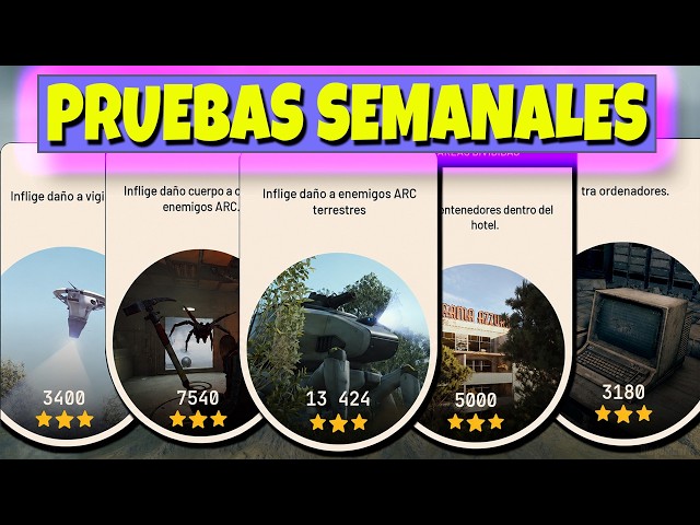 CONSIGUE 3 ESTRELLAS⭐en las PRUEBAS - SEMANA 5 TEMPORADA 4 de ARC RAIDERS
