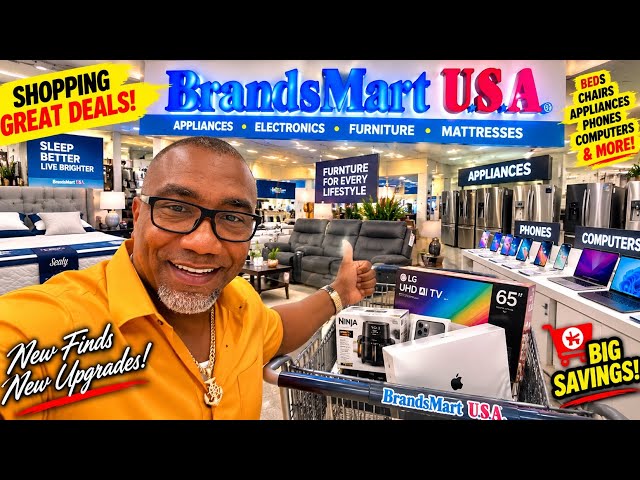 🛒 Shopping at BrandsMart USA! Beds, Appliances, Phones, Computers & MORE | Are the Prices Worth It?