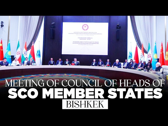 LIVE: PM Modi participates in the Meeting of Council of Heads of SCO Member States in Bishkek