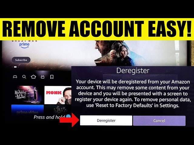 How to Deregister Amazon Account on Firestick / Fire TV (Quick & Easy)