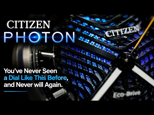 The EPIC Citizen Photon : Celebrating 50 Years of Solar Watches