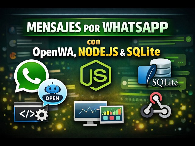 WhatsApp Messaging with OpenWA, Node.js and SQLite | Prof. Ramiro Estigarribia | Class 17