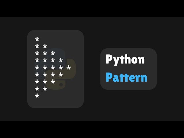 Print Star Pattern Using For Loop in Python