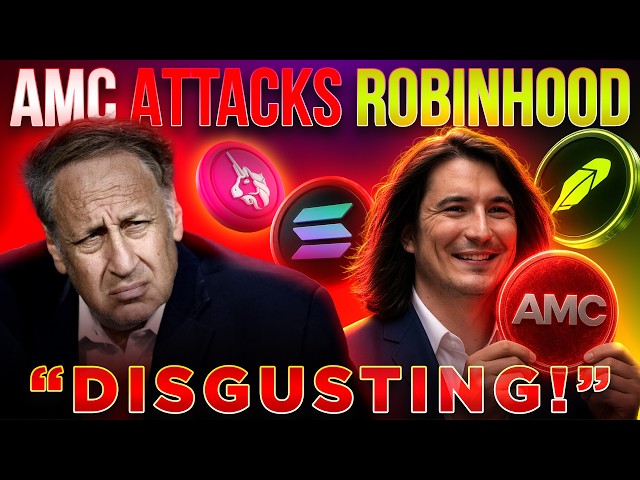 AMC CEO Attacks Robinhood Tokenized Stocks!🔥Solana Steals The Show