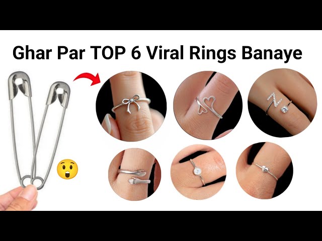 DIY homemade couple love rings🥰😍/how to make rings from waste/homemade ring/best ring ever!