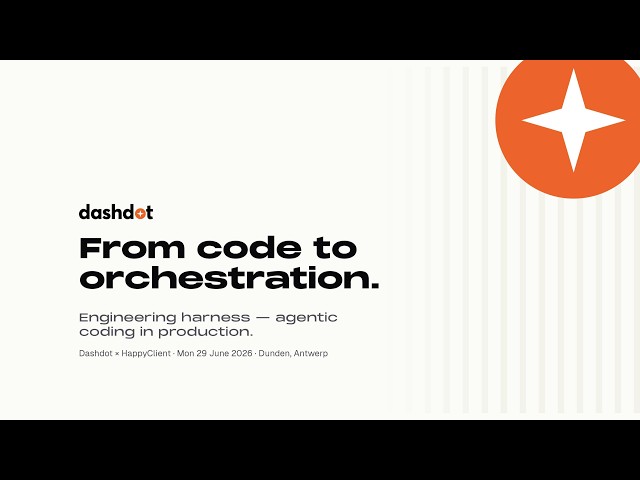 Engineering Harness: Agentic coding in production - Talk by Maarten Jansen from Dashdot
