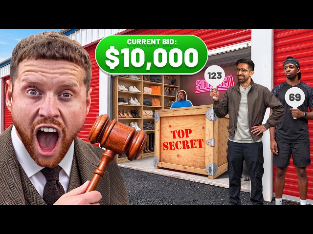 SIDEMEN BIDDING WAR: WE BOUGHT 10 STORAGE ITEMS AND MADE $_____