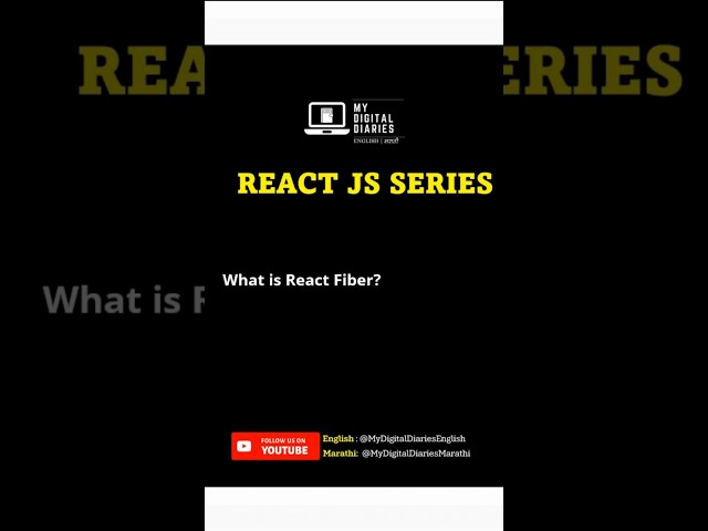 React Fiber #reactjs #shorts