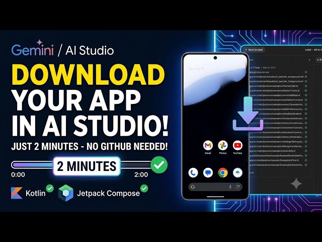 Download Your App from AI Studio in Just 2 Minutes — No GitHub Needed