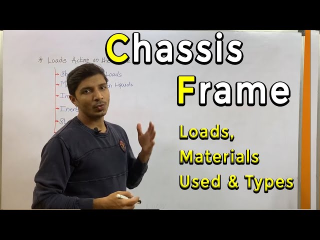 Chassis Frame: Loads, Materials Used and Types II Conventional, Integral & Semi-Integral