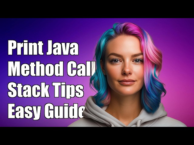 How to print java method call stack?