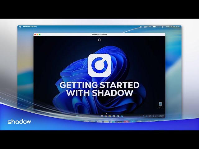 Explicación de Shadow PC: Instala Steam, usa tu biblioteca y juega donde quieras.