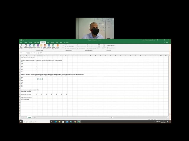 Advanced Optimization & Sensitivity Analysis in Excel | Solver & Employee Scheduling Case Study