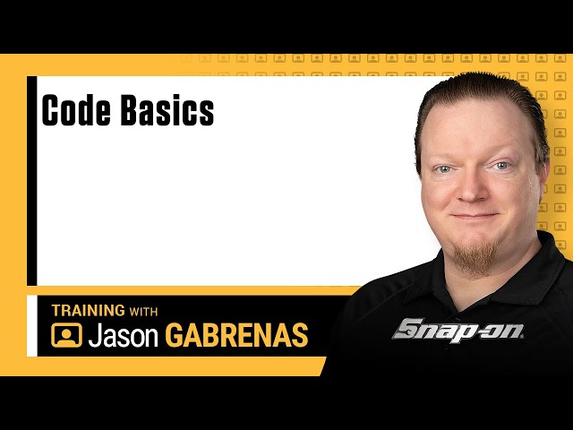 Code Basics with Jason Gabrenas | Snap-on Diagnostics UK