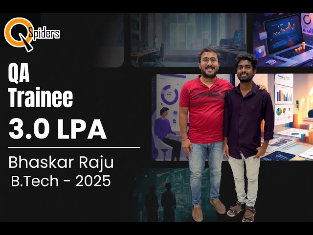 My Placement Journey at Qspiders | Hyderabad JNTU