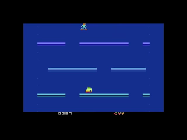 Man Goes Down Hack [William Nicholes, 2010](Atari VCS/2600, NTSC) #platformer #atari #atari2600
