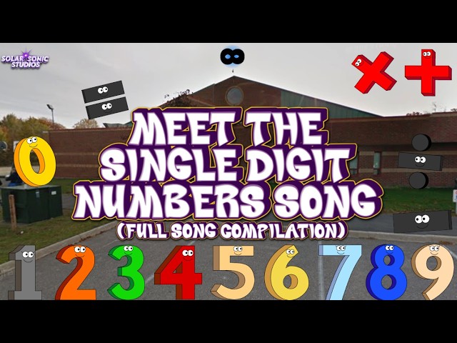 Meet The Single Digit Numbers Song (Full Song Compilation 1-9)