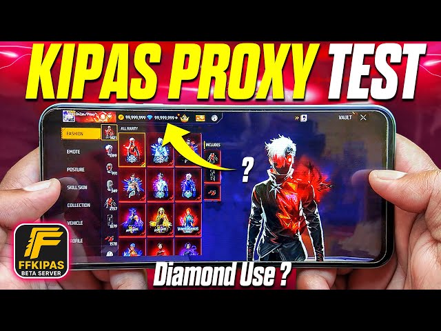 FF KIPAS Free Fire VIP Proxy Server Test - Diamond Use?