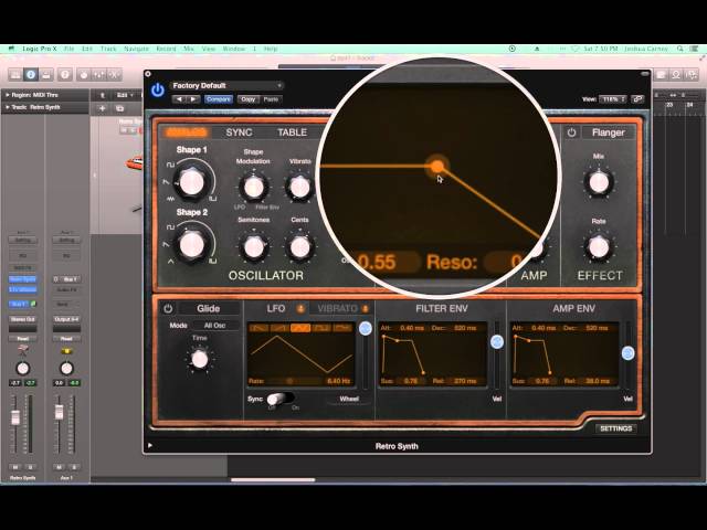 Logic Pro X - Video Tutorial 47 - Retro Synth and the Basics of Synthesis