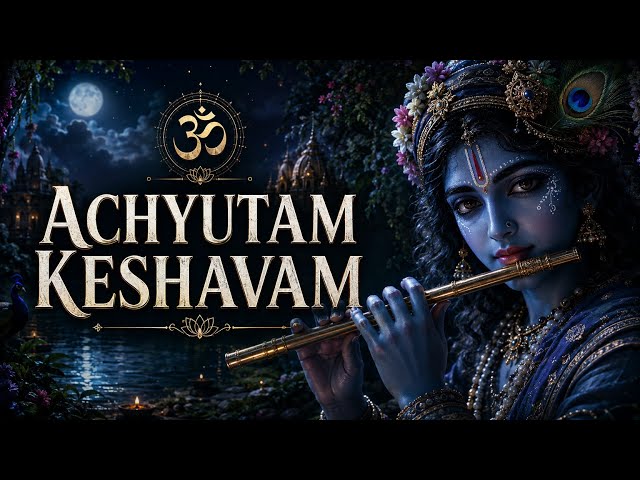 Achyutam Keshavam Krishna Damodaram |Krishna Devotional Chant | Vishnu Mantra| @TanishuDivine #song 
